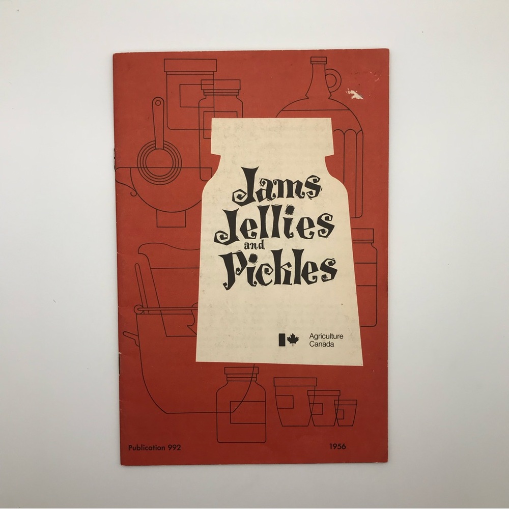 A vintage booklet about Jams - $5 add on
